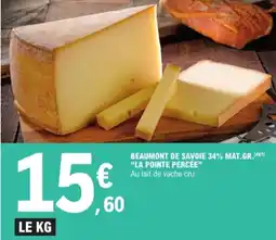 E.Leclerc Beaumont De Savoie 34% Mat. Gr. La Pointe Percée aanbieding