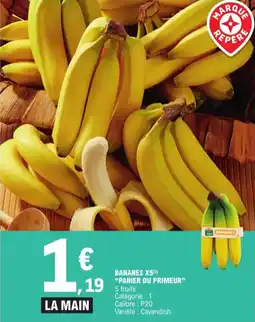 E.Leclerc Bananes X5 Panier Du Primeur aanbieding