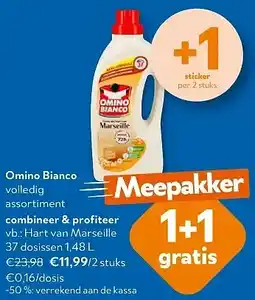 OKay Omino Bianco Hart van Marseille 37 dosissen 1,48 L aanbieding