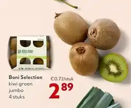 OKay Boni Selection kiwi groen jumbo 4 stuks aanbieding