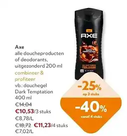 OKay Axe douchegel Dark Temptation 400 ml aanbieding