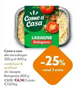 OKay Come a casa alle bereidingen 350 g aanbieding