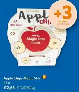 OKay Apple Chips Magic Star 25 g aanbieding