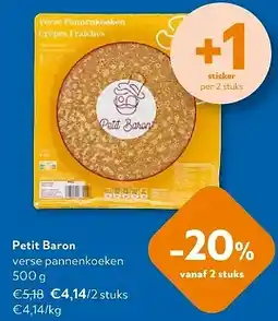OKay Petit Baron verse pannenkoeken 500 g aanbieding