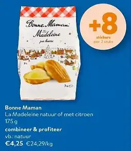 OKay Bonne Maman La Madeleine natuur of met citroen 175 g aanbieding