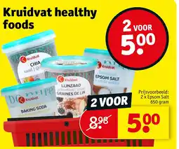 Kruidvat 2 x Epsom Salt 650 gram aanbieding