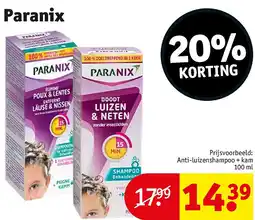 Kruidvat Anti-luizenshampoo + kam 100 ml aanbieding