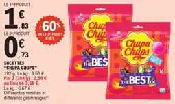 E.Leclerc Sucettes Chupa Chups aanbieding