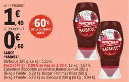 E.Leclerc Sauce Amora aanbieding