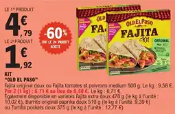 E.Leclerc Kit Old El Paso aanbieding