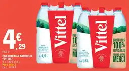 E.Leclerc Eau Minerale Naturelle Vittel aanbieding