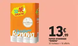 E.Leclerc Papier Hygienique Renova aanbieding