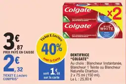 E.Leclerc Dentifrice Colgate aanbieding