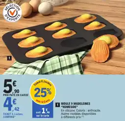 E.Leclerc Moule 9 Madeleines Homeside aanbieding