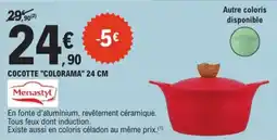 E.Leclerc Menastyl Cocotte Colorama aanbieding