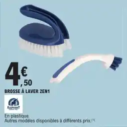 E.Leclerc Elephant Brosse à Laver 2en1 aanbieding