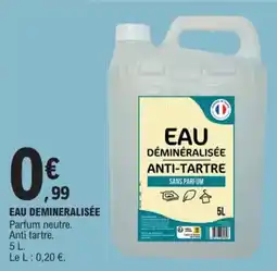 E.Leclerc Eau Demineralisée aanbieding