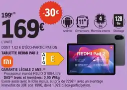 E.Leclerc Tablette Redmi Pad 2 aanbieding