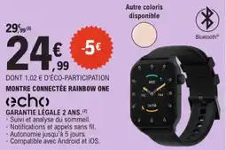E.Leclerc echo Montre Connectée Rainbow One aanbieding