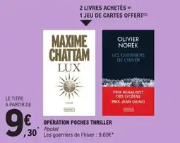 E.Leclerc Opération Poches Thriller Pocket aanbieding