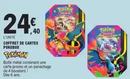 E.Leclerc PoKeMoN Coffret de cartes pokebox aanbieding