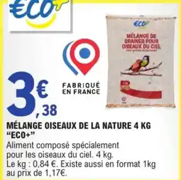 E.Leclerc Mélange Oiseaux De La Nature Eo+ aanbieding