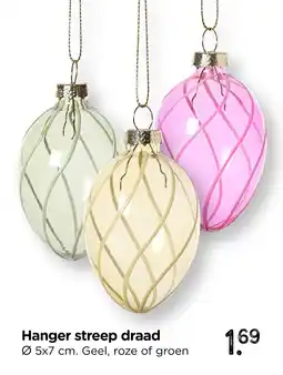 Xenos Hanger streep draad aanbieding