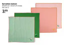 Xenos Servetten katoen aanbieding