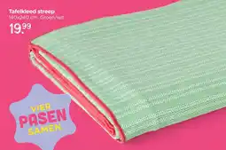 Xenos Tafelkleed streep aanbieding