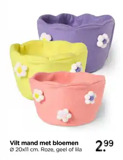 Xenos Vilt mand met bloemen aanbieding