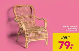 Xenos Rotan fauteuil Bandung aanbieding