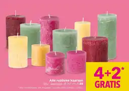 Xenos Alle Rustieke Kaarsen aanbieding