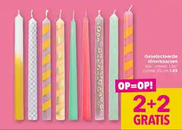 Xenos Geselecteerde Dinerkaarsen aanbieding