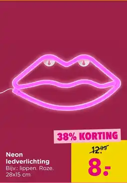 Xenos Neon ledverlichting aanbieding
