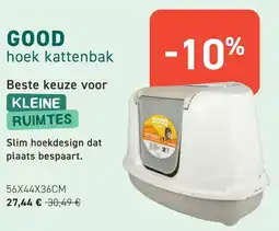 Tom&Co Good hoek kattenbak aanbieding
