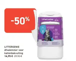 Tom&Co Littergenie afvalemmer voor kattenbakvulling aanbieding