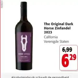 Colruyt The Original Dark Horse Zinfandel 2023 aanbieding