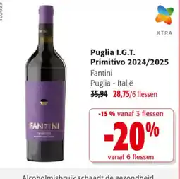 Colruyt Puglia I.G.T. Primitivo 2024/2025 aanbieding