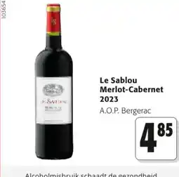 Colruyt Le Sablou Merlot-Cabernet 2023 aanbieding