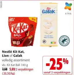Colruyt Nestlé Kit Kat, Lion of Galak aanbieding