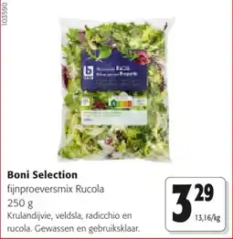 Colruyt Boni selection fijnproeversmix rucola aanbieding