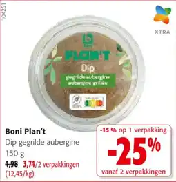 Colruyt Boni plan't dip gegrilde aubergine aanbieding