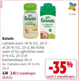 Colruyt Balade Culinaire room 18 % V.G. aanbieding