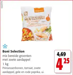 Colruyt Boni selection mix bereide groenten met zoete aardappel aanbieding