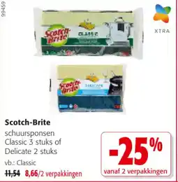 Colruyt Scotch brite classic aanbieding