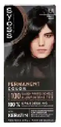 Colruyt Syoss permanent color zwart aanbieding