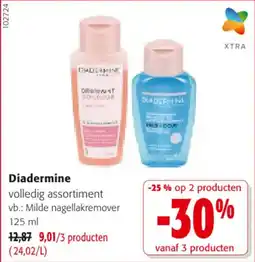 Colruyt Diadermine milde nagellakremover aanbieding