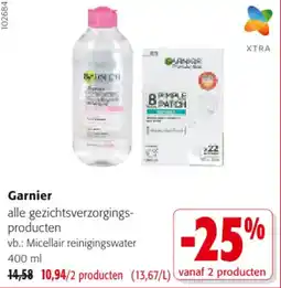 Colruyt Garnier micellair reinigingswater aanbieding