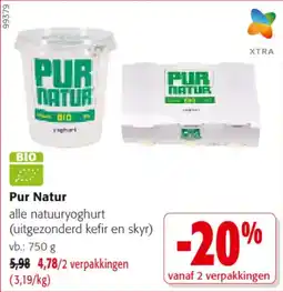 Colruyt Pur Natur aanbieding