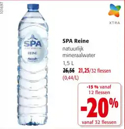 Colruyt SPA Reine natuurlijk mineraalwater aanbieding